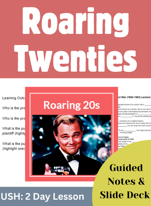 Roaring Twenties Lesson