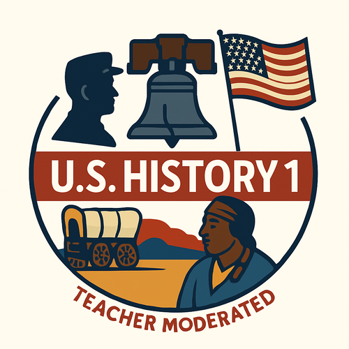 US History 1 Full Course -  Teacher Moderated
